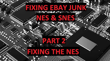 Fixing eBay Junk - NES & SNES - Part 2 Fixing the NES Blinking Red Light