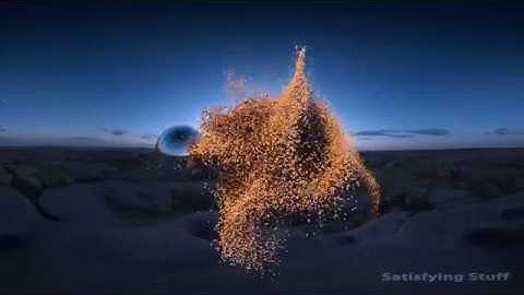 Particles with Sphere / Satisfying Stuff 1