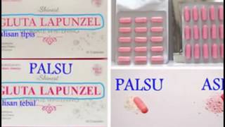 Jual GLUTA LAPUNZEL SUPLEMEN WHITENING ASLI ORIGINAL 085777305199