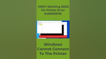 Fix Error 0x0000011b – Windows Cannot Connect to the Printer (2025 Working Method) #windows11