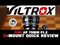 Viltrox Pro AF 75mm F1.2 Sony E-Mount (APS-C) Quick Review | Beast Mode Activated