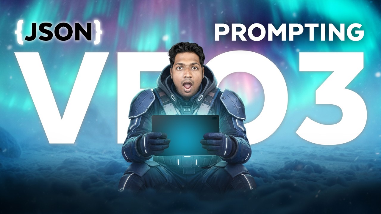 Как создавать потрясающую рекламу с визуальными эффектами БЕСПЛАТНО | VEO 3 JSON Prompt