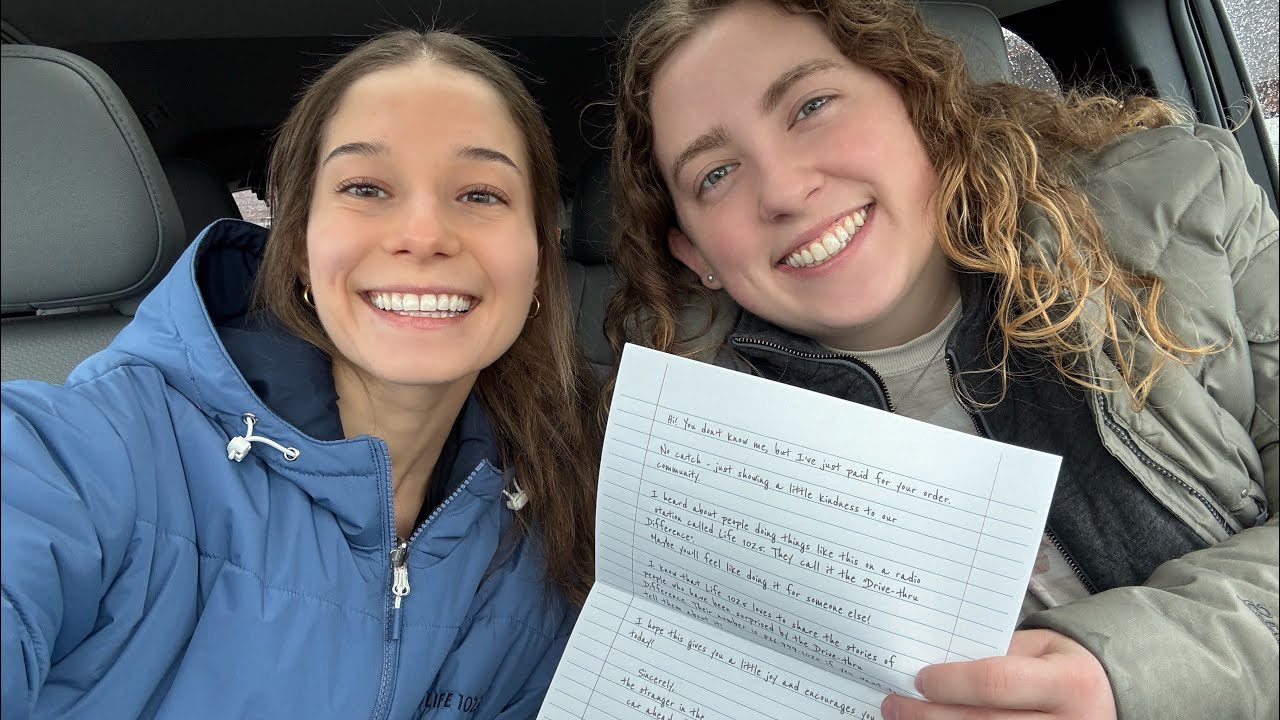 Spreading kindness one drive thru at a time youtube