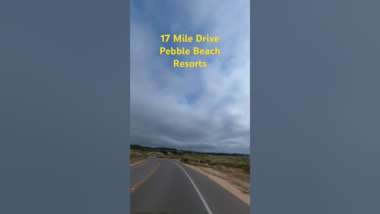 The most beautiful drive! 17- Mile Drive Pebble Beach #shorts #driving #pebblebeach #17miledrive
