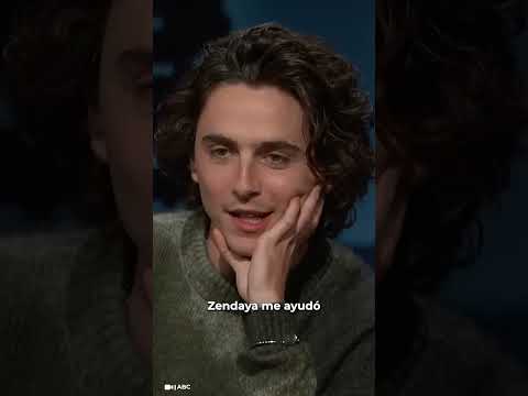 Zendaya le ayudó a Chalamet a convertirse en un hombre