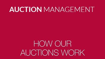 How Our Auctions Work - Seized Sales Auction Management