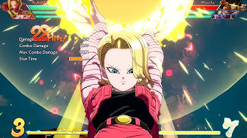 Android 18, 21, 16 midscreen 0 bar sparking TOD.