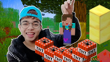 ThắnG Tê Tê Tạo Bẫy TNT Dưới Gốc Cây Troll NOOB
