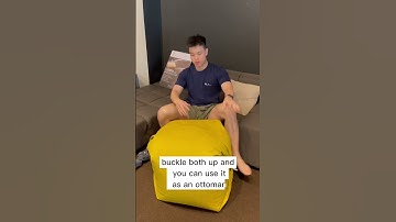 This Bean Bag Can Transform Into 3 Types Of Furniture