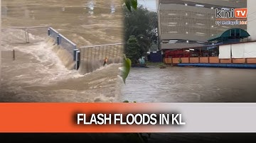 Flash floods hit several locations in KL