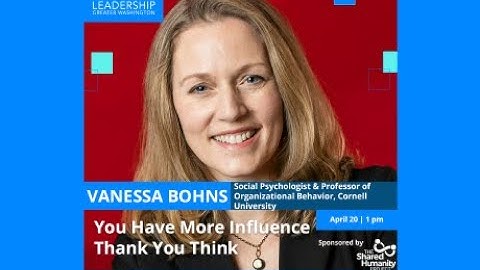 Leadership Today: Vanessa Bohns