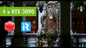 Redshift Render Farm | Redshift 3.0.55 Benchmark - 4 x RTX 3090 | iRender Cloud Rendering