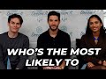 Ben barnes amita suman and freddy carter shadow and bone play whos the most likely to 