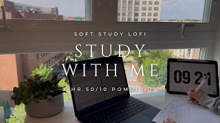 2-HR 50/10 POMODORO 📚 STUDY WITH ME 📚 STUDY LOFI 🎧 CHILL BEATS, NO NOISE, REAL TIME