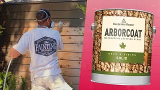 Benjamin Moore Exterior Stains | Arborcoat Waterborne Solid StaIn Spotlight