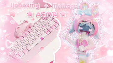 ˗ˏˋ ꒰ UNBOXING KEYBOARD ASMR + FLOWERWOOD MONTAGE.ᐟ ꒱ ˎˊ˗  [Roblox Murder Mystery 2]