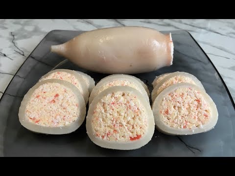 ФАРШИРОВАННЫЕ КАЛЬМАРЫ Это Обалденная Закуска на Новый Год 2019 / Stuffed Squids