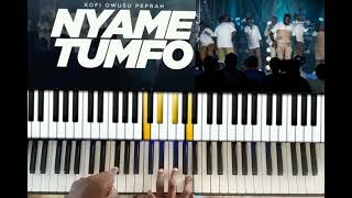 KEY F| NYAME TUMFO BY KOFI OWUSU PEPRAH PIANO TUTORIAL screenshot 3