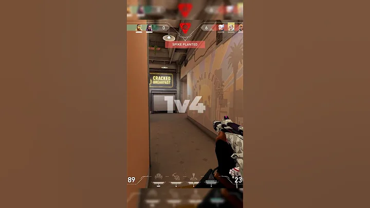 This 1v4 is different  #valorant #valorantclips