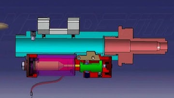 Ballistic Trigger Mechanism - CATIA DMU CAD