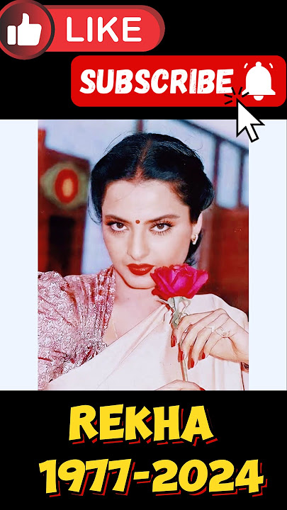 रेखा। @Rekha beautiful face journey (1977-2024)❤️#shorts #viral