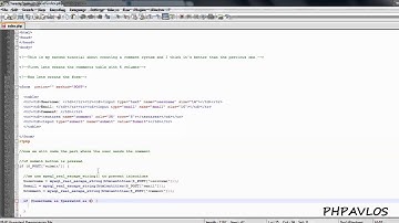 PHP - Comment System (Better) (1/1)