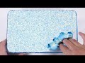 【DIY】表面つぶつぶの巨大アイスバーグスライムの作り方【slime ASMR】