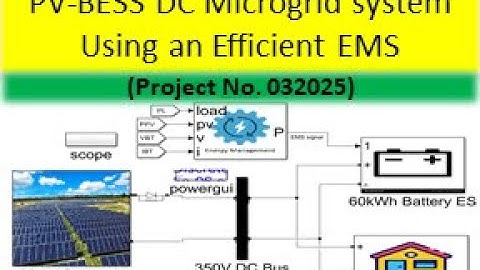 PV-BESS DC Microgrid system Using an  Efficient EMS