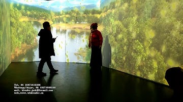 Immersive interactive projection wall projection system interactive wall projector