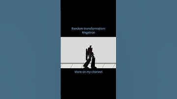 Random transformation: Megatron #transformer #decepticons   #sticknodes #animation