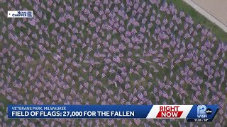 Field of Flags in Milwaukee honors those who've made the ultimate sacrifice
