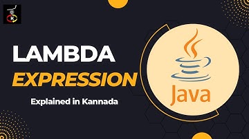 Lambda Expression | Java 8 | Functional Programming | Interface | Stream API | in Kannada | Kaliyona