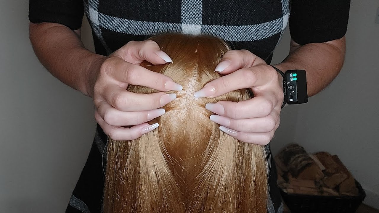 AGGRESSIVE SCALP SCRATCHING | LONG NAILS | 20 Minutes | No Talking #asmr #aggressiveasmr #sleep