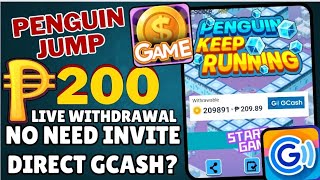 LIBRENG 200 PESOS GCASH:PENGUIN JUMP(GAME REWARDS CASHOUT)NO NEED INVITE|DIRECT GCASH BA?#earnmoney screenshot 1