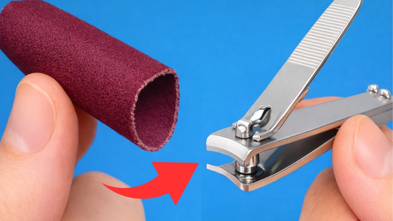 How to Sharpen Nail Clippers Razor Sharp | Simple & Effective Method | Unexpected Result!