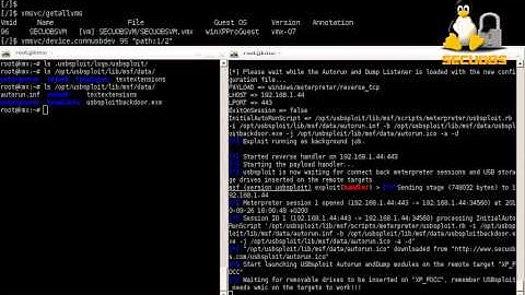 USBsploit 0.2 BETA: Both USB files dumping and Autorun attacks through Meterpreter, reverse Backdoor