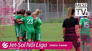 DVTK - Haladás Viktória |1-3 | Jet-Sol Liga | 5. forduló