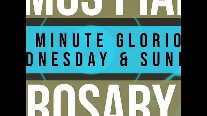 15 Minute Rosary - 3 - Glorious - Wednesday & Sunday - ATMOS PIANO