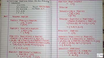 How to find First and Follow set Basics [Hindi] | Compiler Design | Example 3
