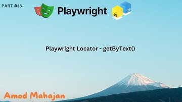13. Mastering getByText() Locator in Playwright – Multiple Scenarios Explained!