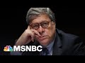 Barr Avoided Gaetz After Repeated Briefings On The Investigation: Politico | Rachel Maddow | MSNBC