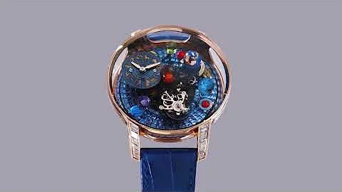 The Jacob & Co. Astronomia Solar Icy Blue Baguette Sapphires