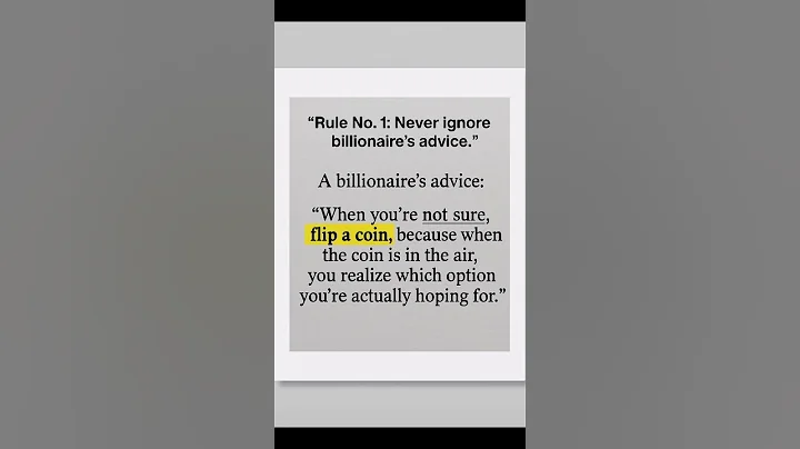 The Coin Flip Decision Hack: Billionaire's Simple Trick to Discover What You Really Want