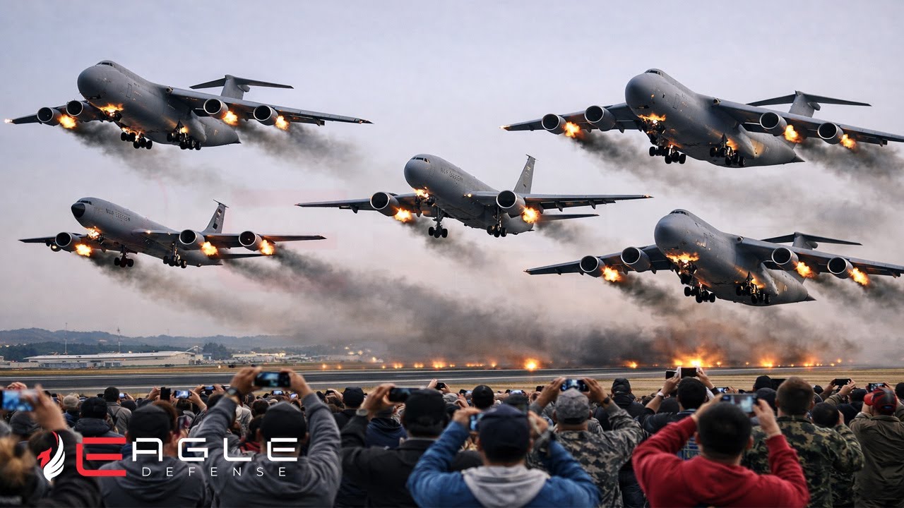 Iran Panic! Dozens of US military planes take off at full speed moving toward the Middle East