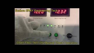 Match Highlights ERAY-FWD-TM150N Falling Weight Deflectometer - Manual Check
