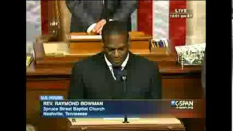 3-10-11Rev. Raymond Bowman Serves as U.S. House Gu...