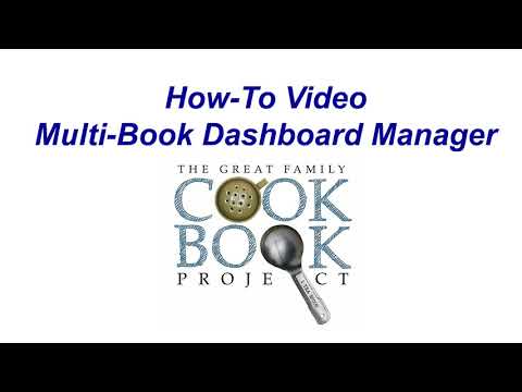 Family Cookbook Project How-to Multi-book Dashboard