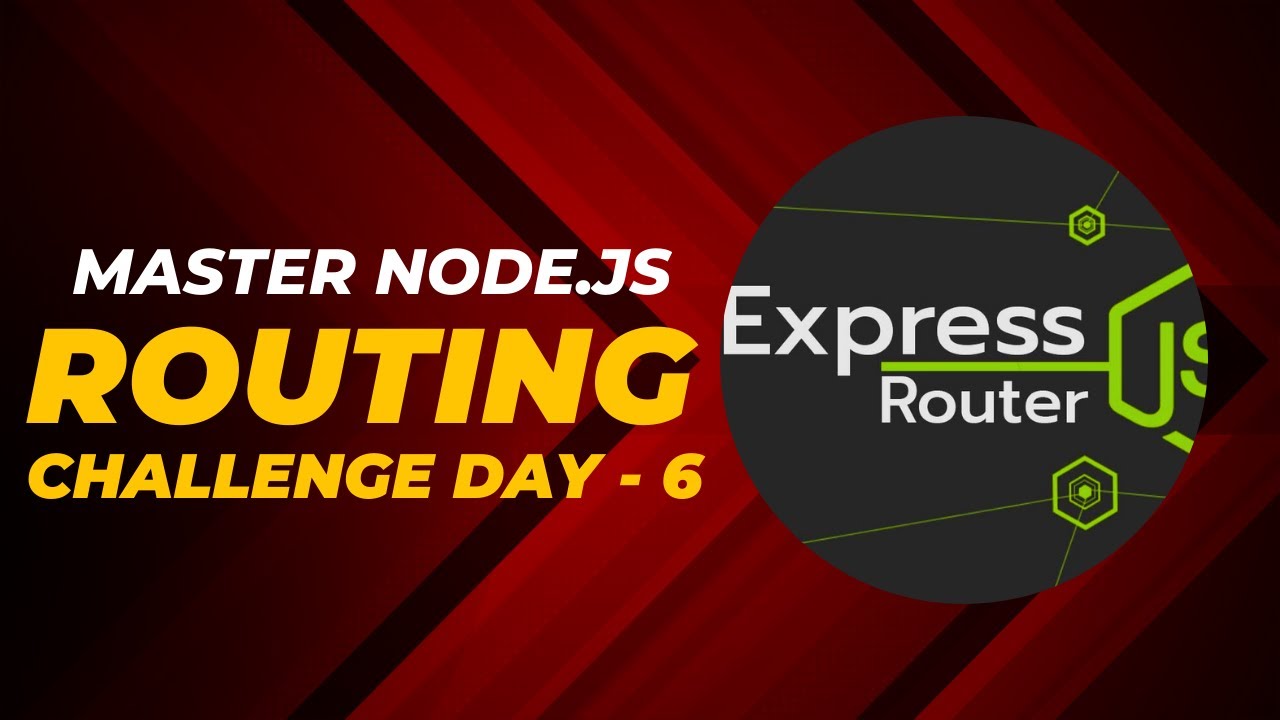 Node.js Routing: Snatch the Secrets! | express routes #javascript - YouTube
