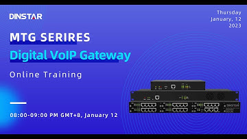 DINSTAR MTG Series Digital VoIP Gateway in Practice Recording