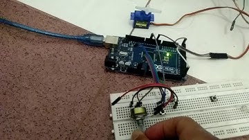 Control Servo with Potentiometer and Button Arduino